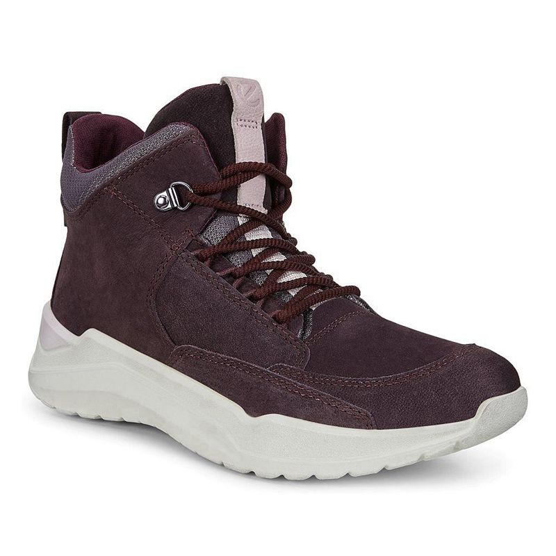 Kids Ecco Intervene - Boots Purple - India WHLIRQ416